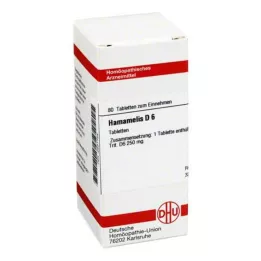 HAMAMELIS D 6 Tabletten, 80 St