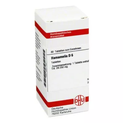 HAMAMELIS D 6 Tabletten, 80 St
