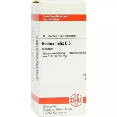 HEDERA HELIX D 6 Tabletten, 80 St
