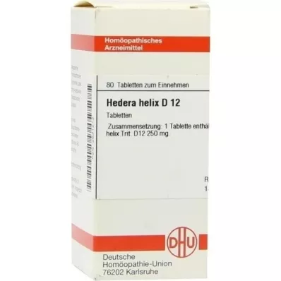 HEDERA HELIX D 12 Tabletten, 80 St