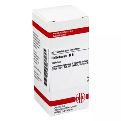 HELLEBORUS D 6 Tabletten, 80 St
