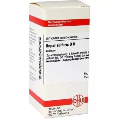 HEPAR SULFURIS D 8 Tabletten, 80 St