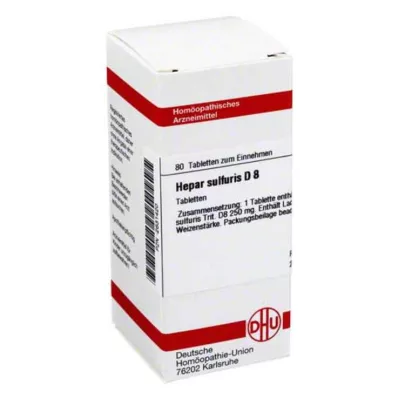 HEPAR SULFURIS D 8 Tabletten, 80 St