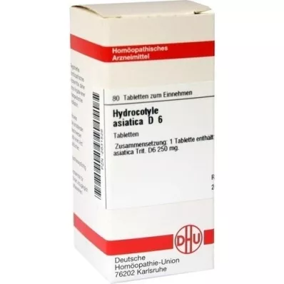 HYDROCOTYLE asiatica D 6 Tabletten, 80 St
