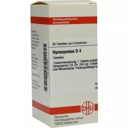 HYOSCYAMUS D 4 Tabletten, 80 St