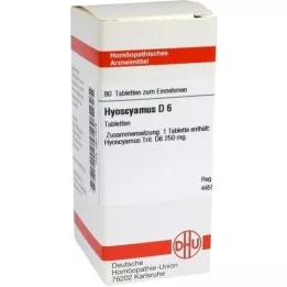 HYOSCYAMUS D 6 Tabletten, 80 St