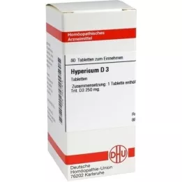 HYPERICUM D 3 Tabletten, 80 St