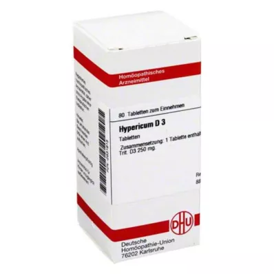 HYPERICUM D 3 Tabletten, 80 St