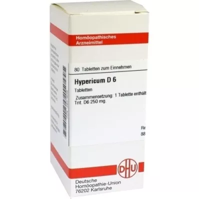 HYPERICUM D 6 Tabletten, 80 St