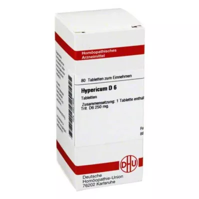 HYPERICUM D 6 Tabletten, 80 St