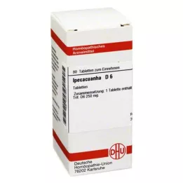 IPECACUANHA D 6 Tabletten, 80 St