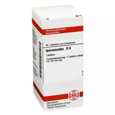 IPECACUANHA D 6 Tabletten, 80 St