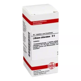 LITHIUM CHLORATUM D 6 Tabletten, 80 St