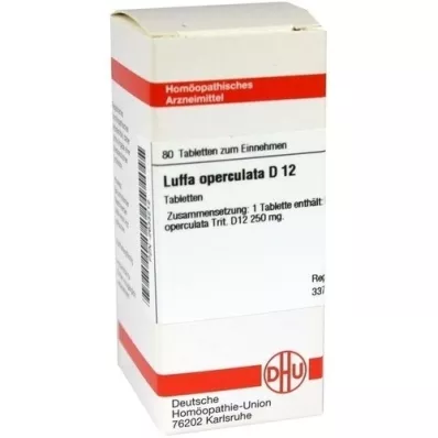 LUFFA OPERCULATA D 12 Tabletten, 80 St