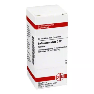 LUFFA OPERCULATA D 12 Tabletten, 80 St LUFFA OPERCULATA D 12 Tabletten, 80 St