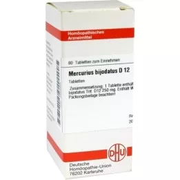 MERCURIUS BIJODATUS D 12 Tabletten, 80 St