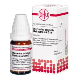 MERCURIUS SOLUBILIS Hahnemanni D 10 Tabletten, 80 St