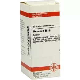 MEZEREUM D 12 Tabletten, 80 St
