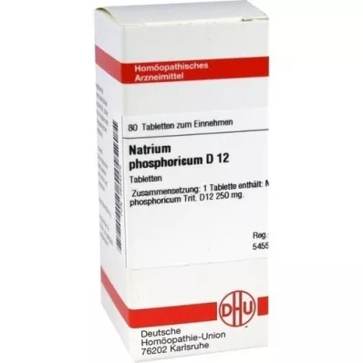 NATRIUM PHOSPHORICUM D 12 Tabletten, 80 St