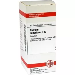 NATRIUM SULFURICUM D 12 Tabletten, 80 St