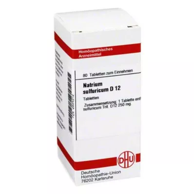 NATRIUM SULFURICUM D 12 Tabletten, 80 St