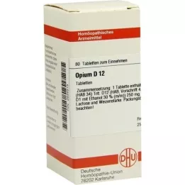 OPIUM D 12 Tabletten, 80 St