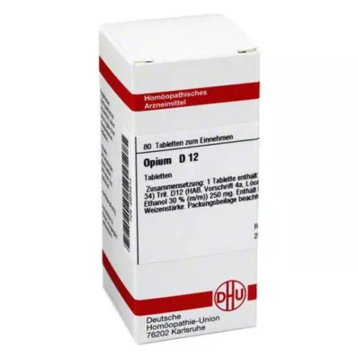 OPIUM D 12 Tabletten, 80 St