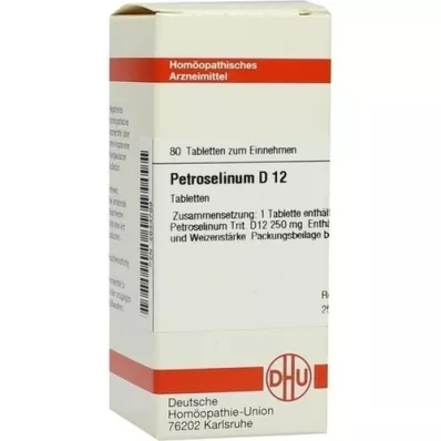 PETROSELINUM D 12 Tabletten, 80 St