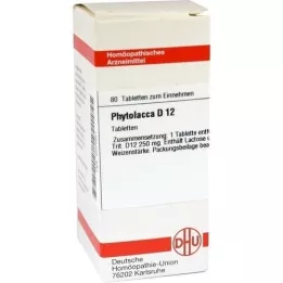 PHYTOLACCA D 12 Tabletten, 80 St