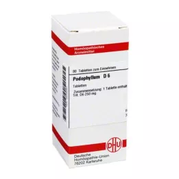 PODOPHYLLUM D 6 Tabletten, 80 St