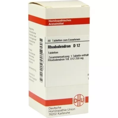 RHODODENDRON D 12 Tabletten, 80 St