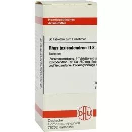 RHUS TOXICODENDRON D 8 Tabletten, 80 St