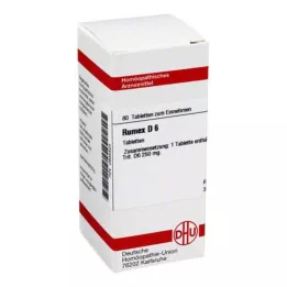 RUMEX D 6 Tabletten, 80 St