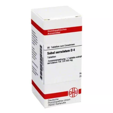 SABAL SERRULATUM D 4 Tabletten, 80 St