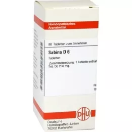 SABINA D 6 Tabletten, 80 St