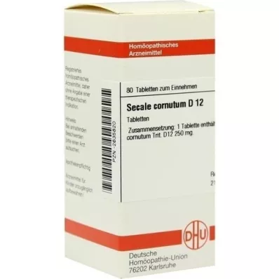 SECALE CORNUTUM D 12 Tabletten, 80 St