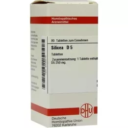 SILICEA D 5 Tabletten, 80 St