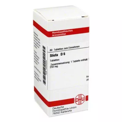 STICTA D 6 Tabletten, 80 St