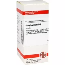 STROPHANTHUS D 6 Tabletten, 80 St