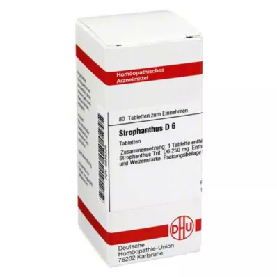 STROPHANTHUS D 6 Tabletten, 80 St