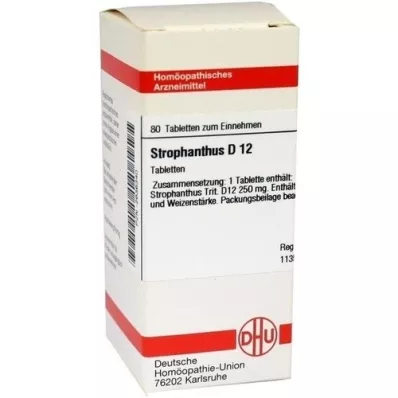 STROPHANTHUS D 12 Tabletten, 80 St