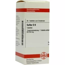 SULFUR D 8 Tabletten, 80 St