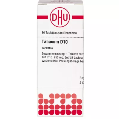 TABACUM D 10 Tabletten, 80 St