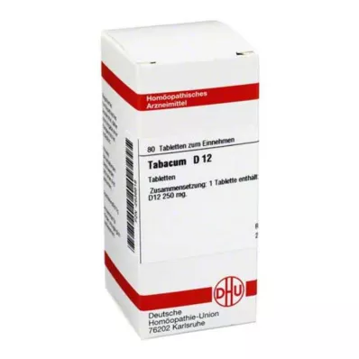 TABACUM D 12 Tabletten, 80 St TABACUM D 12 Tabletten, 80 St