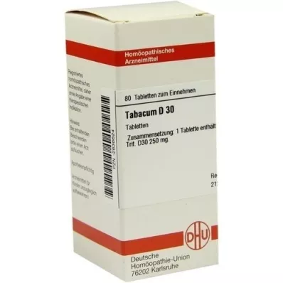 TABACUM D 30 Tabletten, 80 St