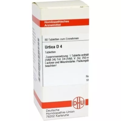 URTICA D 4 Tabletten, 80 St