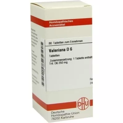 VALERIANA D 6 Tabletten, 80 St