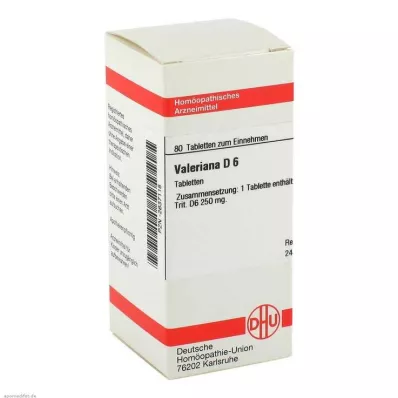 VALERIANA D 6 Tabletten, 80 St VALERIANA D 6 Tabletten, 80 St