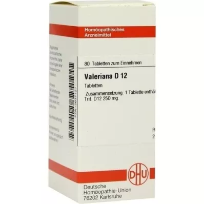 VALERIANA D 12 Tabletten, 80 St