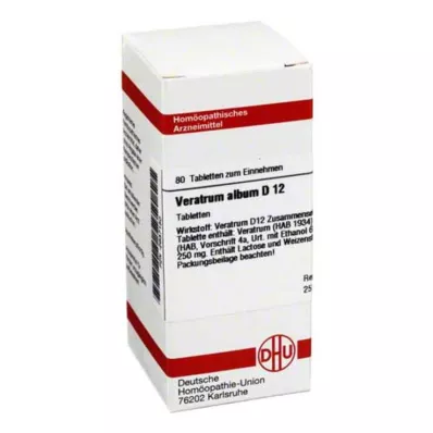 VERATRUM ALBUM D 12 Tabletten, 80 St
